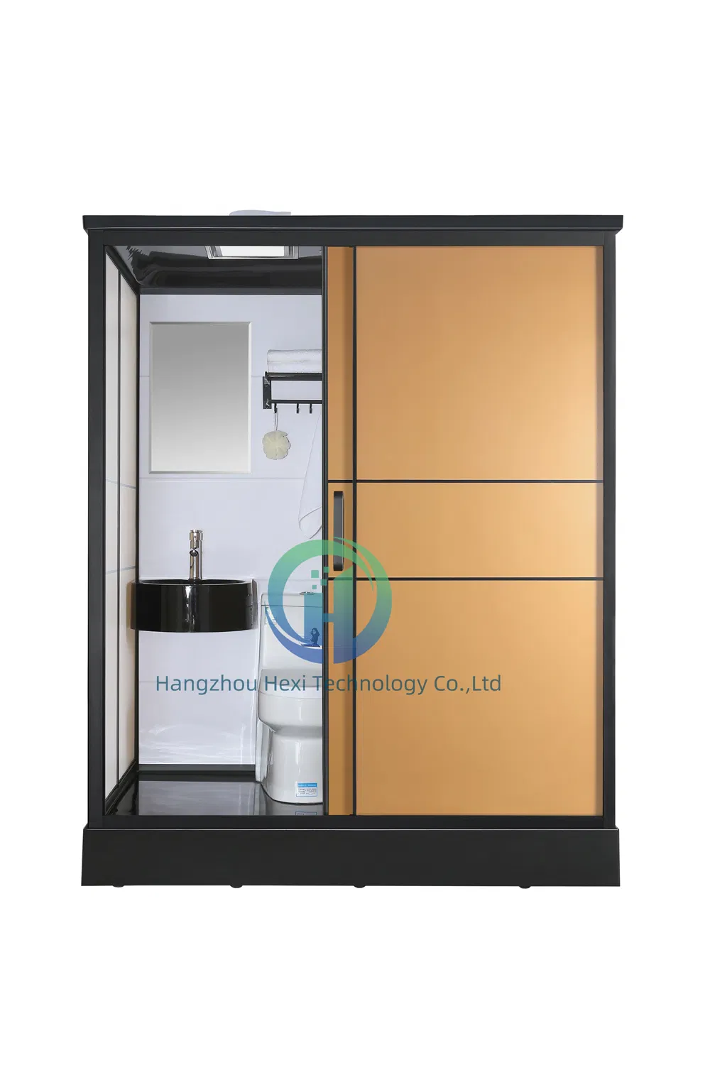 Independent European Style Shower Unit, Modular Complete Prefab