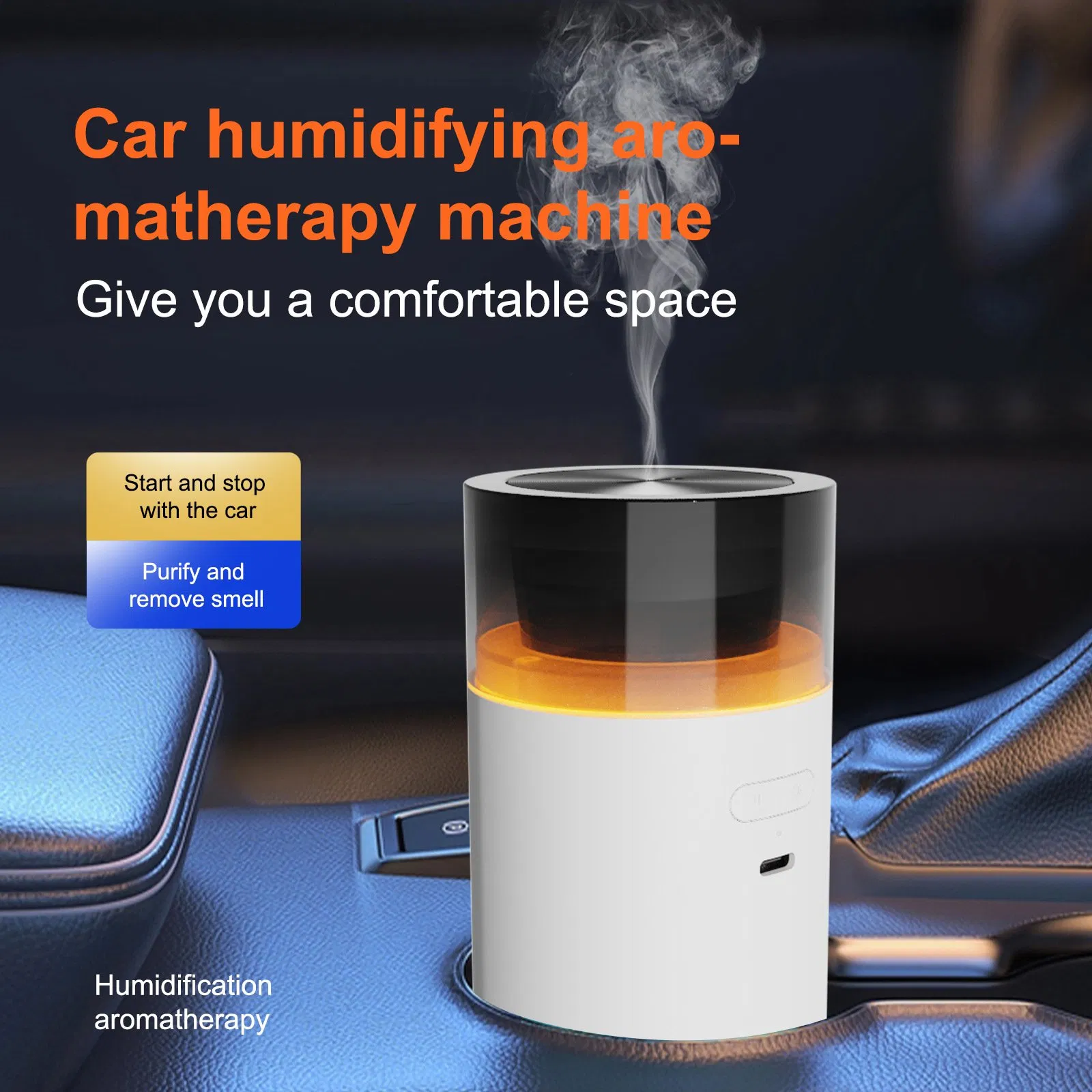 Essential Oil Intelligent Spray USB Charging Humidifier