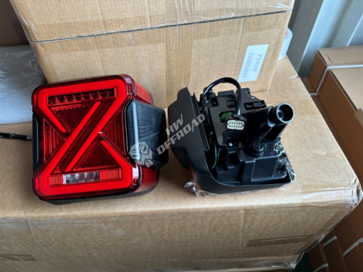 European Style 12V LED Tail Light for Jeep Wrangler JL (2018+) - Smoke Lens