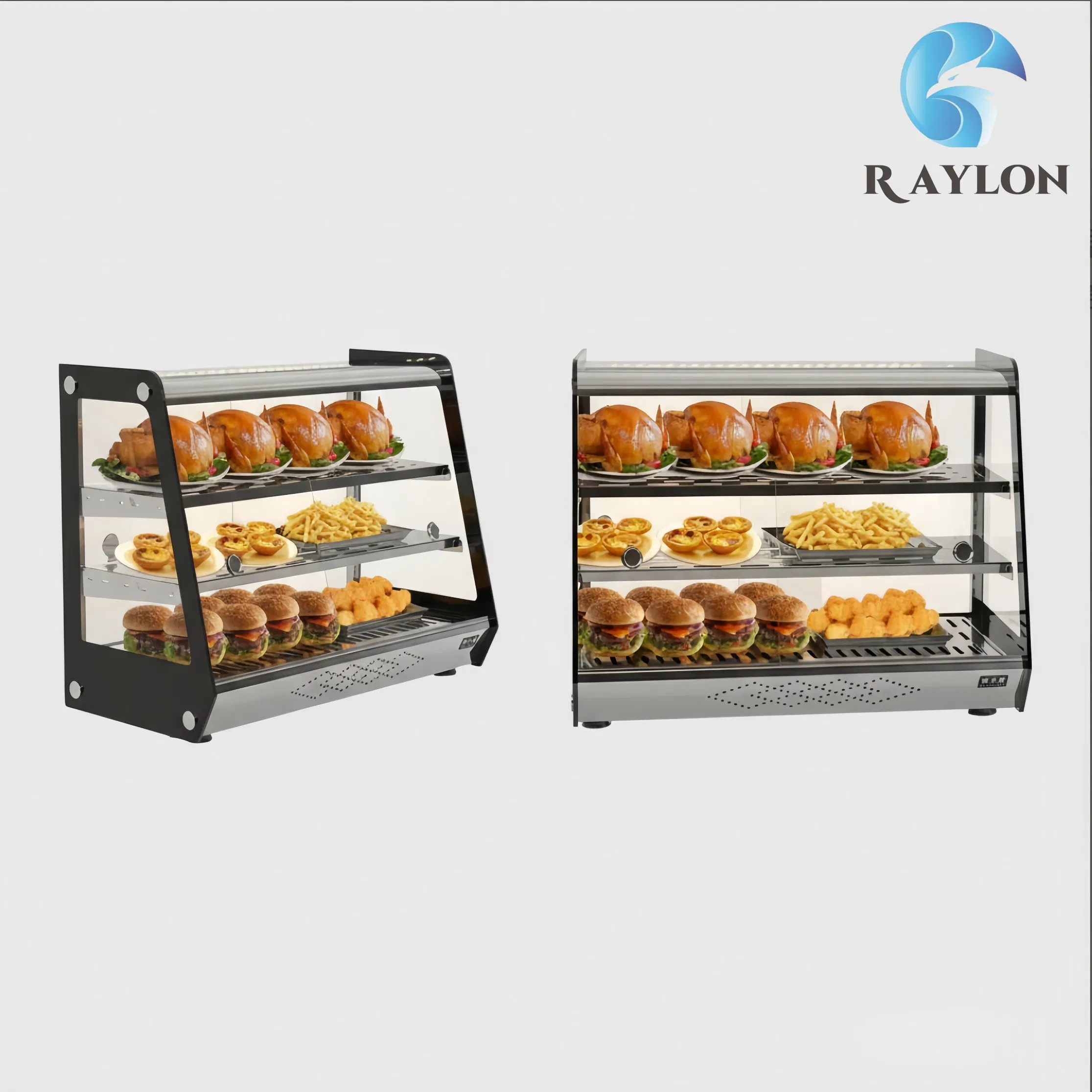 Professional Commercial Heated Food Display Cabinet for Restaurant Use