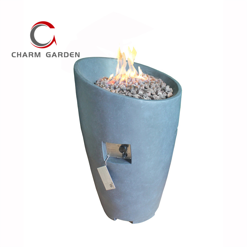 Ready to Ship and Hot Sales Patio Heater Gas Fireplace to Warm to Your Environment