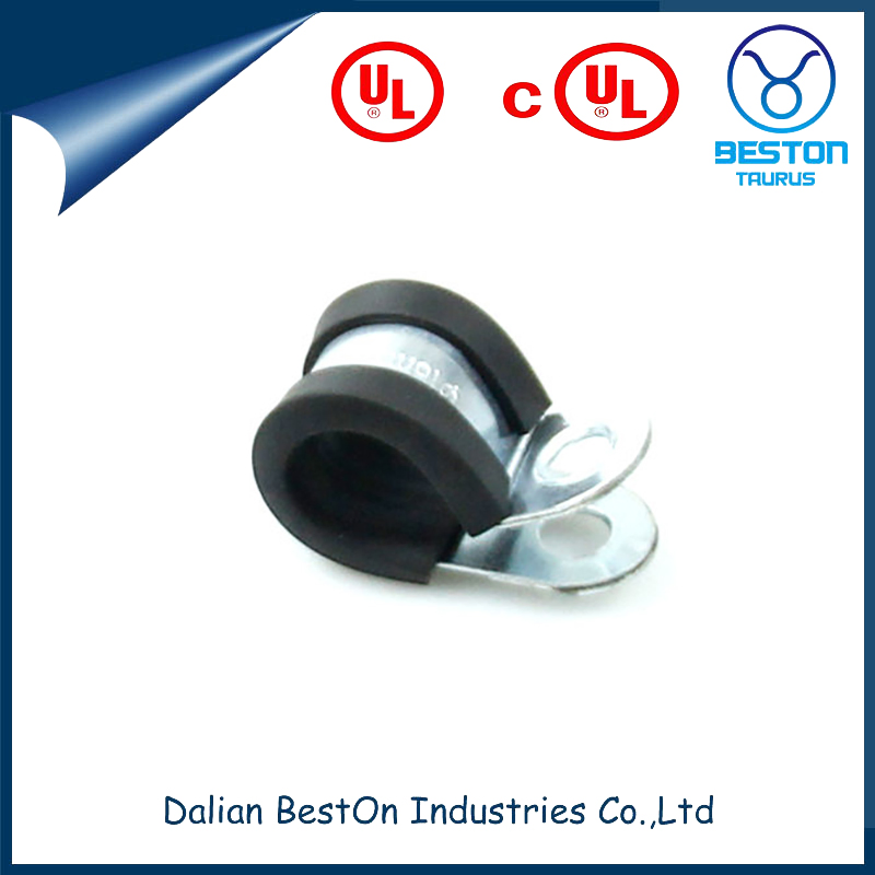 Dalian Beston China Heat Insulation Galvanized EMT Conduit Steel Strut Clamps Manufacturer Wholesale Electro-Galvanized Preservative Conduit Cushion Pipe Clamp