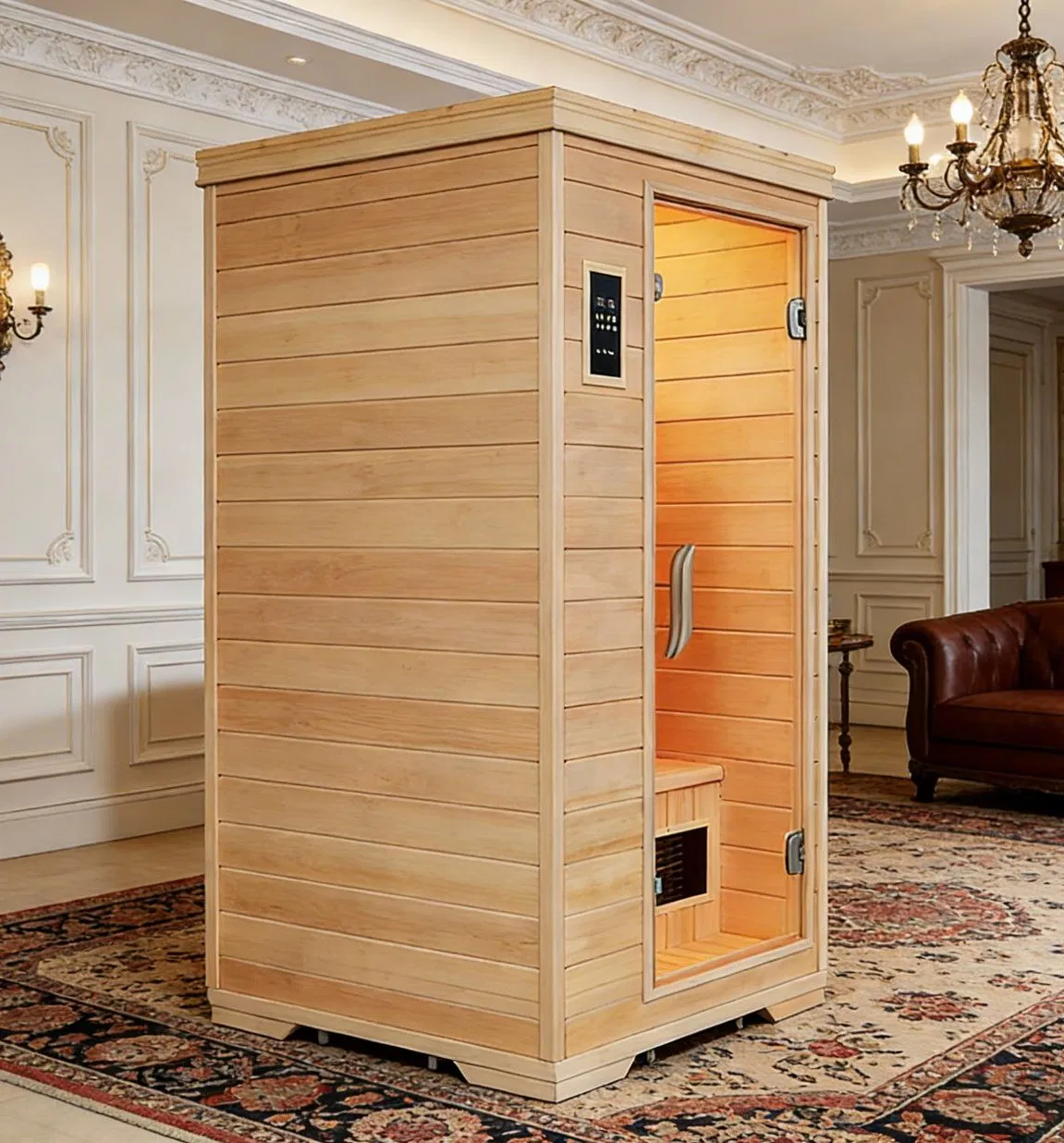 Инфракрасная сауна на 2 персоны из канадского хемлока