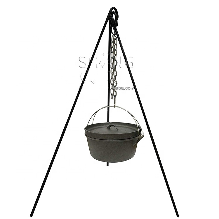 Тренога для казана и котелка для барбекю и кемпинга