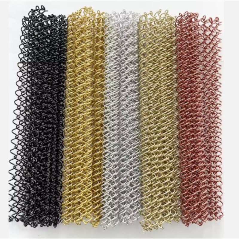 Decorative Metal Wire Chain Mesh for High-End Mall Storefront Facade & Wall Decoration
