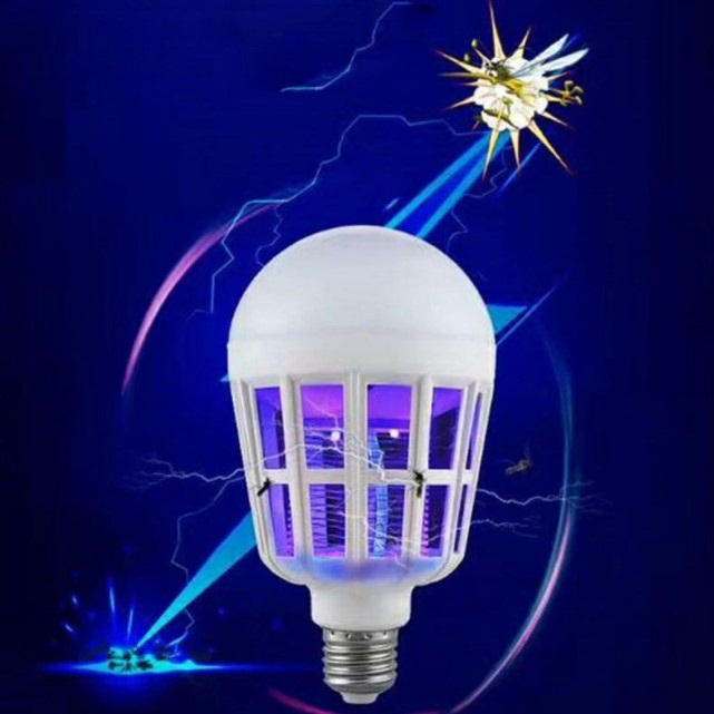 All in One 15W LED Bulb Mosquito Killer Lamp Bug Zapper Light