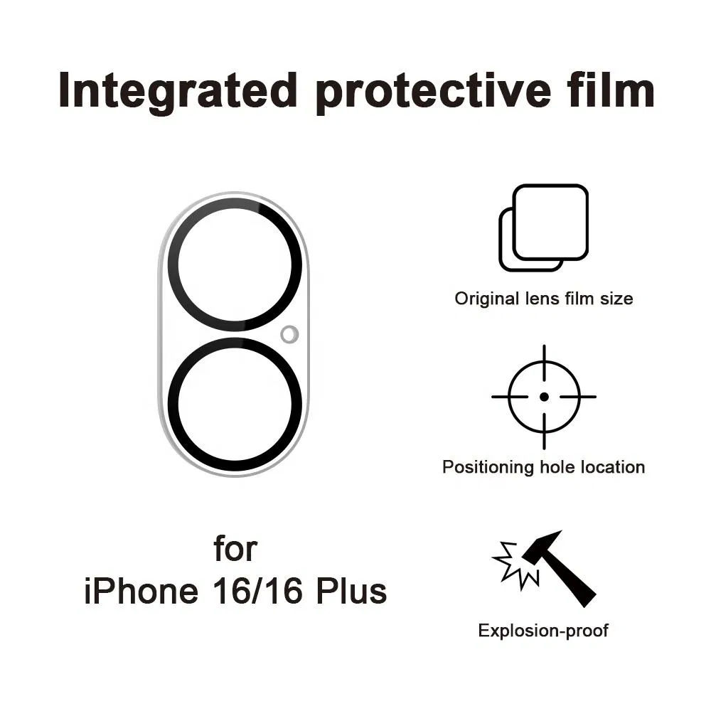 Защитная плёнка на камеру iPhone из акрила