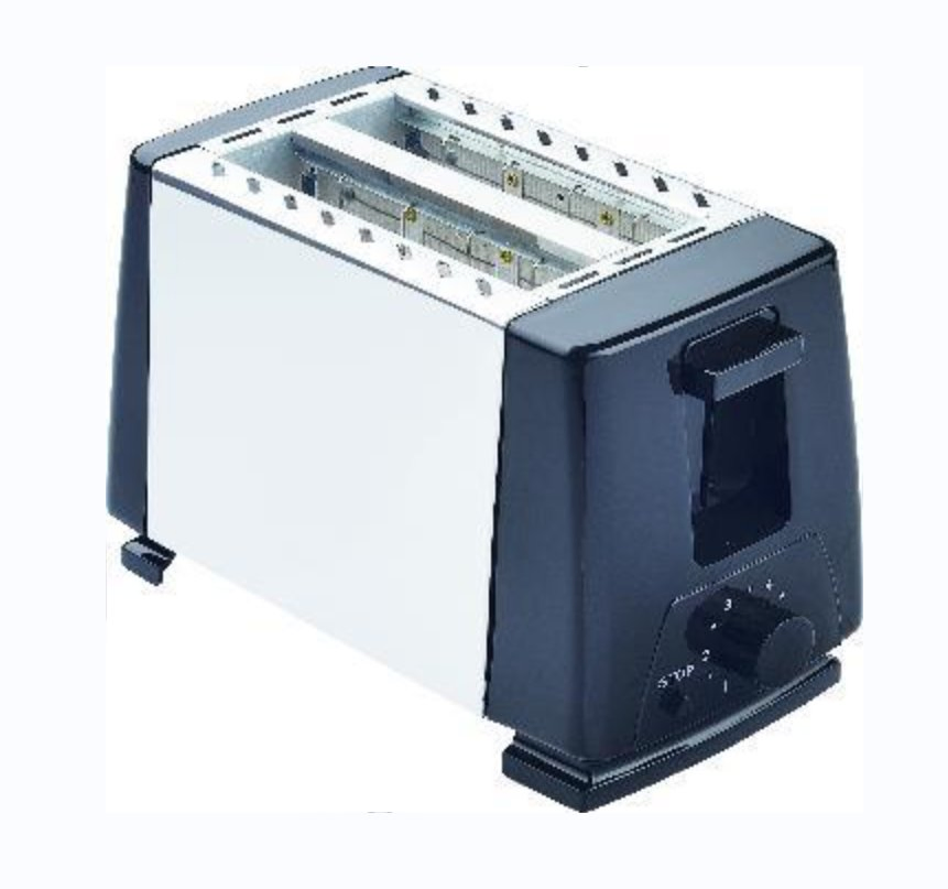 650W Stainless Steel Body 2 Slice Toaster