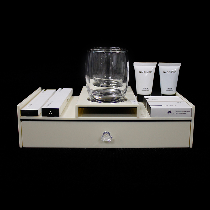 Hotel Washing Room Acrylic Toothpaste Toothbrush Combing Storage Box