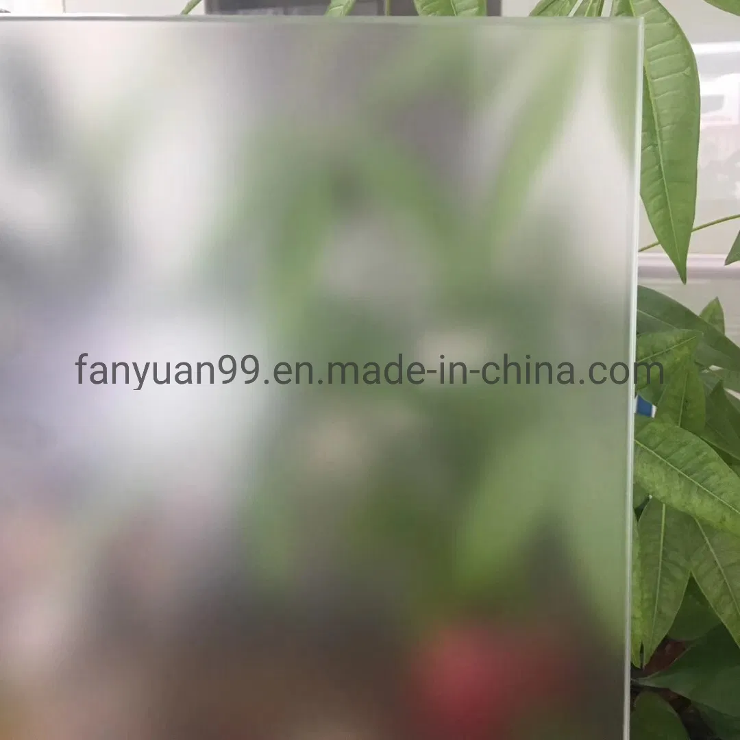 Good Price of Clear Acid Etched Glass 4/5/6mm