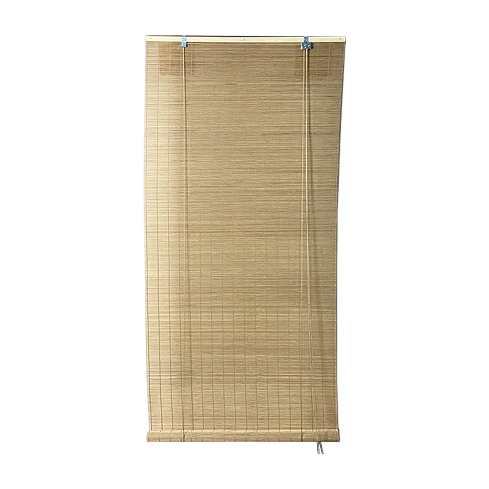 1.3mm Matchsticks Light Brown Bamboo Blind for Outdoor Use