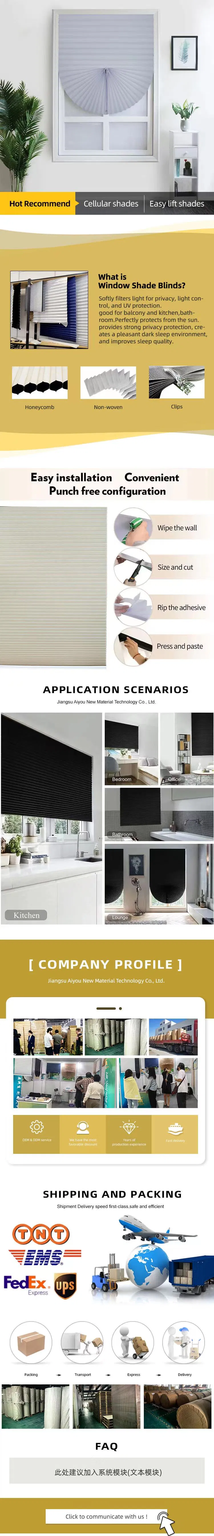 Polypropylene with Ribbon, Pleated Semi-Shading Curtains PPR5505, Can Be Cut and Pasted