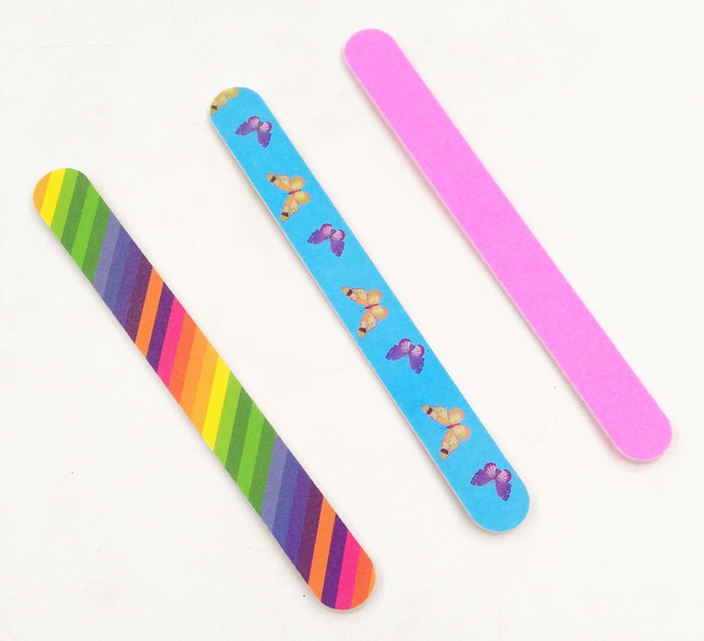 Double-Sided Thin Sand Nail Frosted Strips Polished Manicure Nail File Manicure Tools Kit