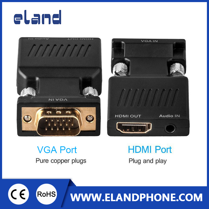 Конвертер VGA-HDMI адаптер 1080P