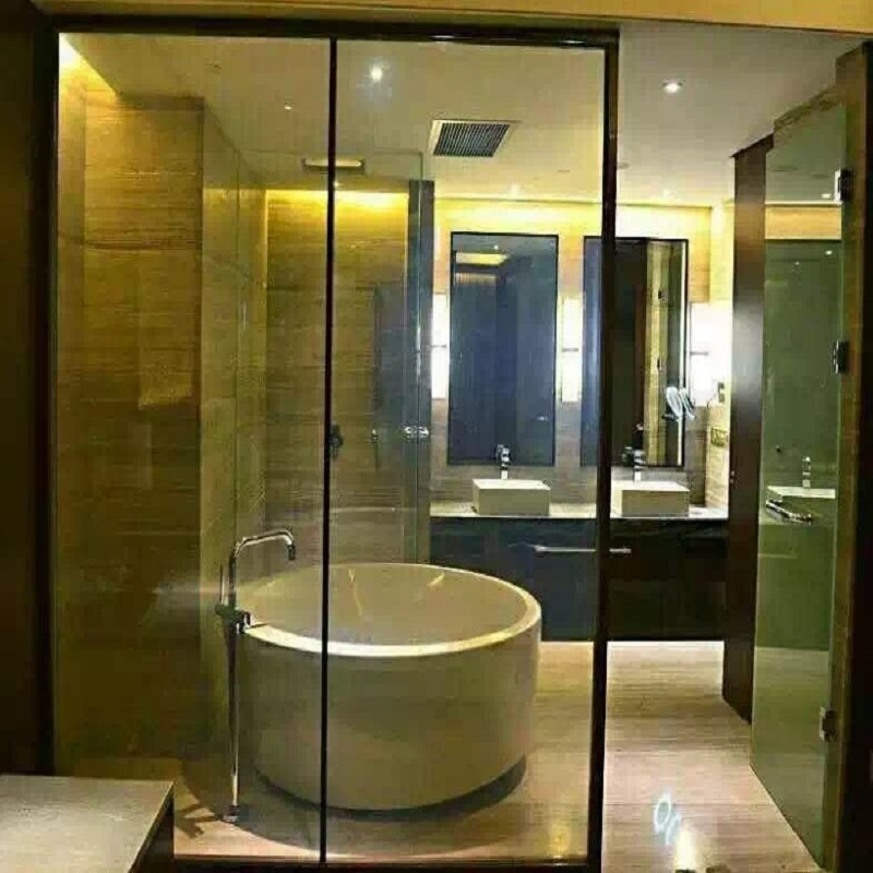 Intelligence Electronic Power Control Decorative Smart Architectural Glass Atomized Dimming Glass