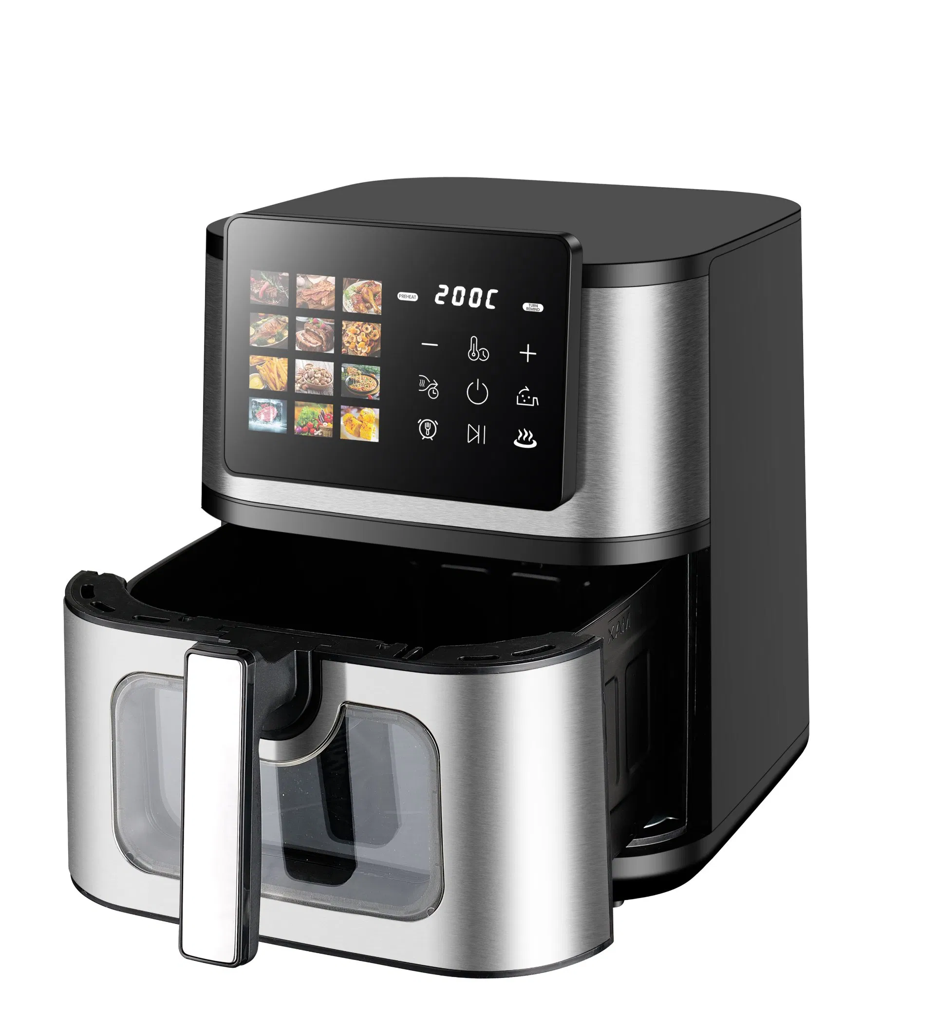 Versatile 8.5L Digital Air Fryer with Vibrant Touchscreen Interface