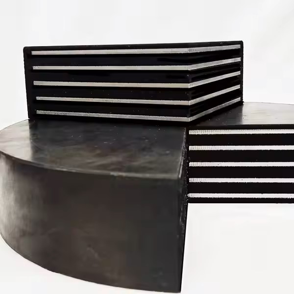 Elastomeric Structural Bearing Pads China Custom Neoprene Rubber Block Natural Bearing Pad for Bridges Moulding and Cutting Processing Service