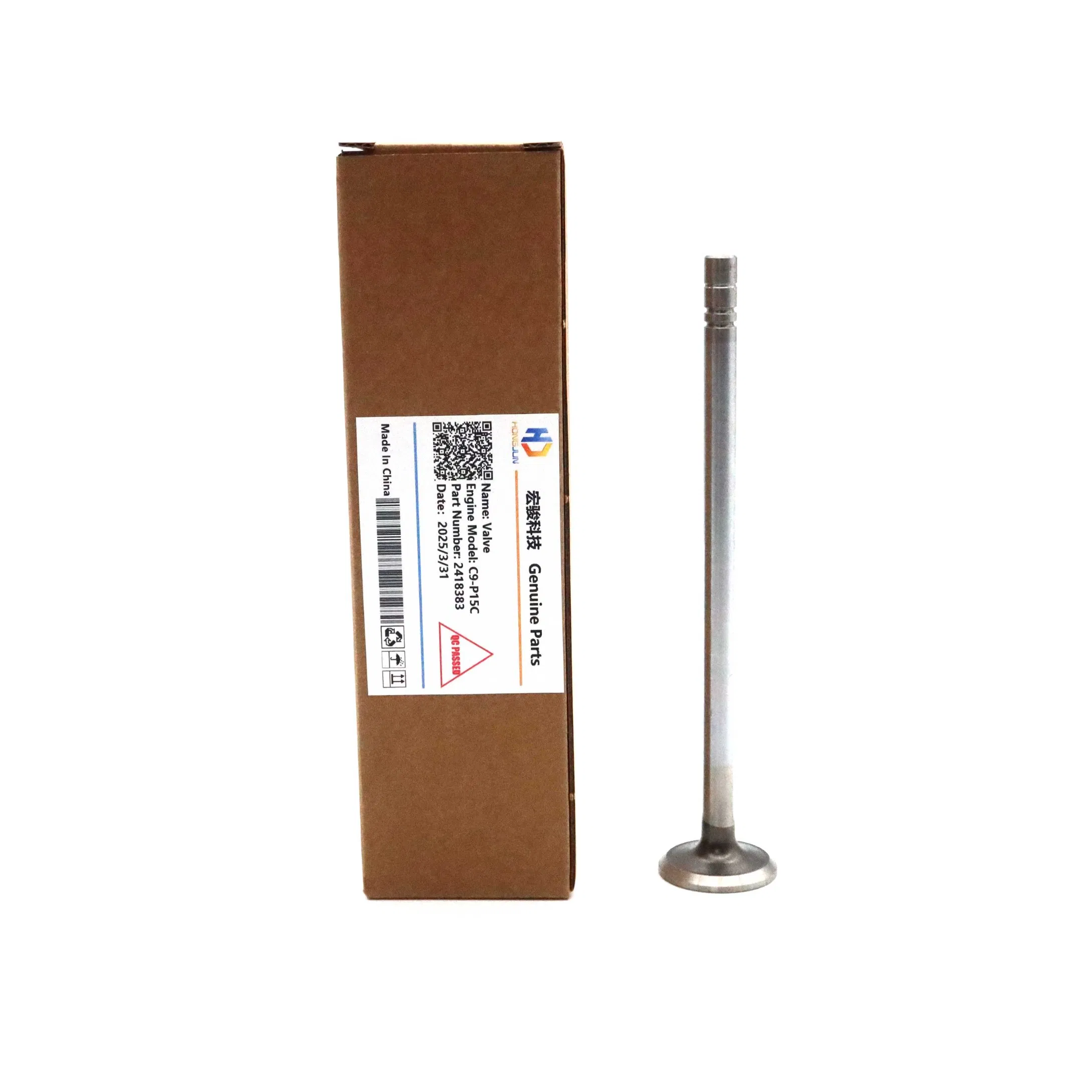 Впускной и выпускной клапан 2418383 для дизельного двигателя Cat C9-P15c