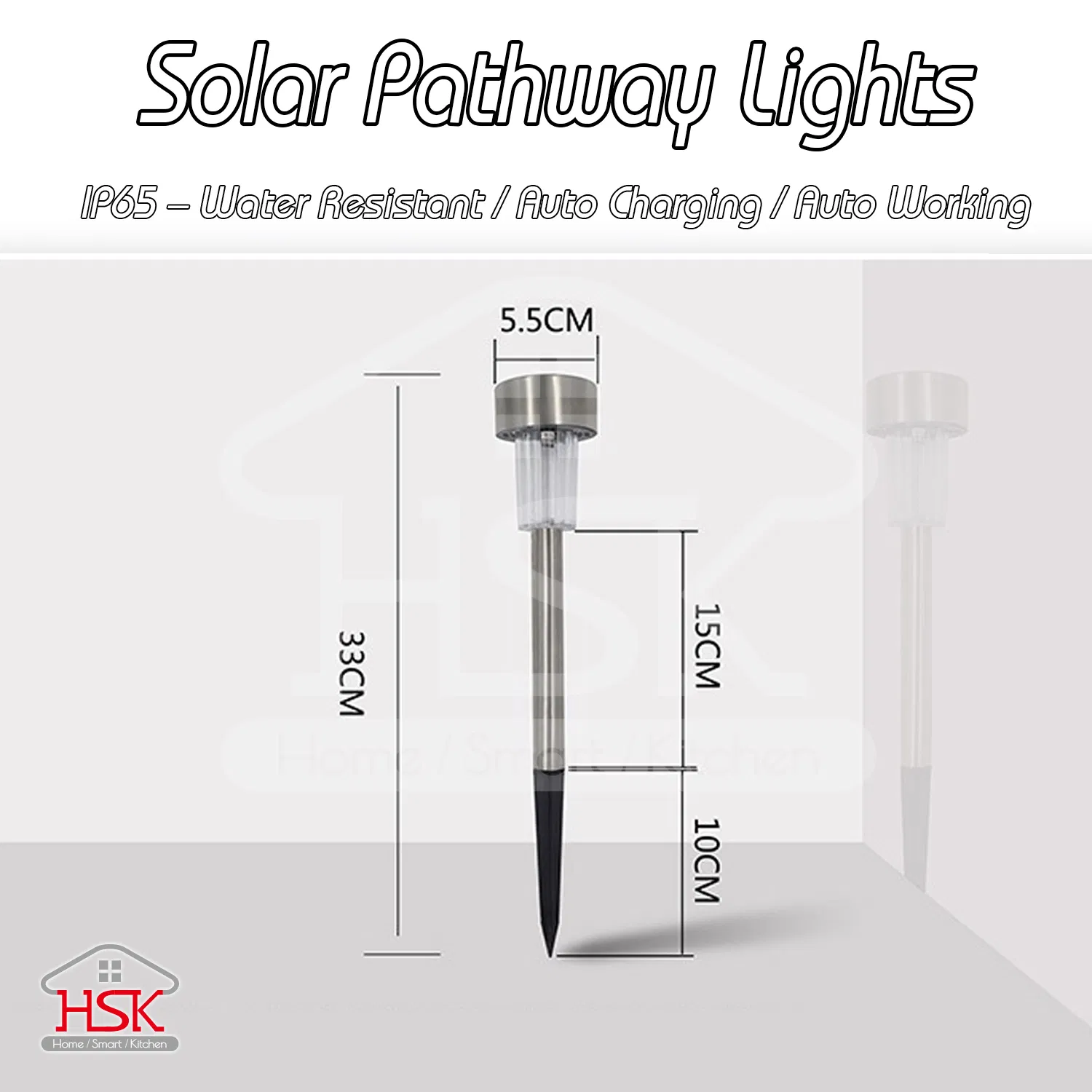 Outdoor Waterproof Solar Garden Lights Solar Pathway Lights