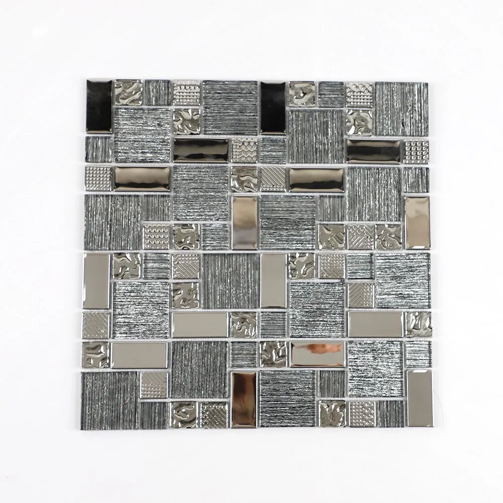 Eco-Friendly Green Recycled Glass Mosaic Tiles for Home Decor