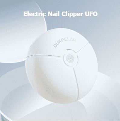 UFO Ergonomic Stainless Steel Nail Clippers with Safety Edge - Compact Design for Professional and Personal Use