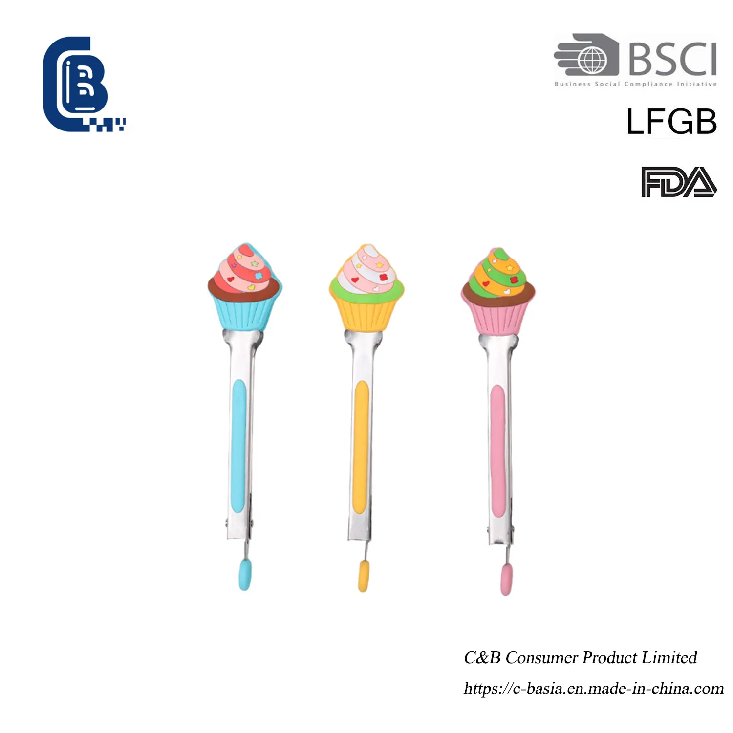 3PCS Kitchen Tongs Set, Serving Salad Vegatable Grilling Food Clip, Kitchen Tool