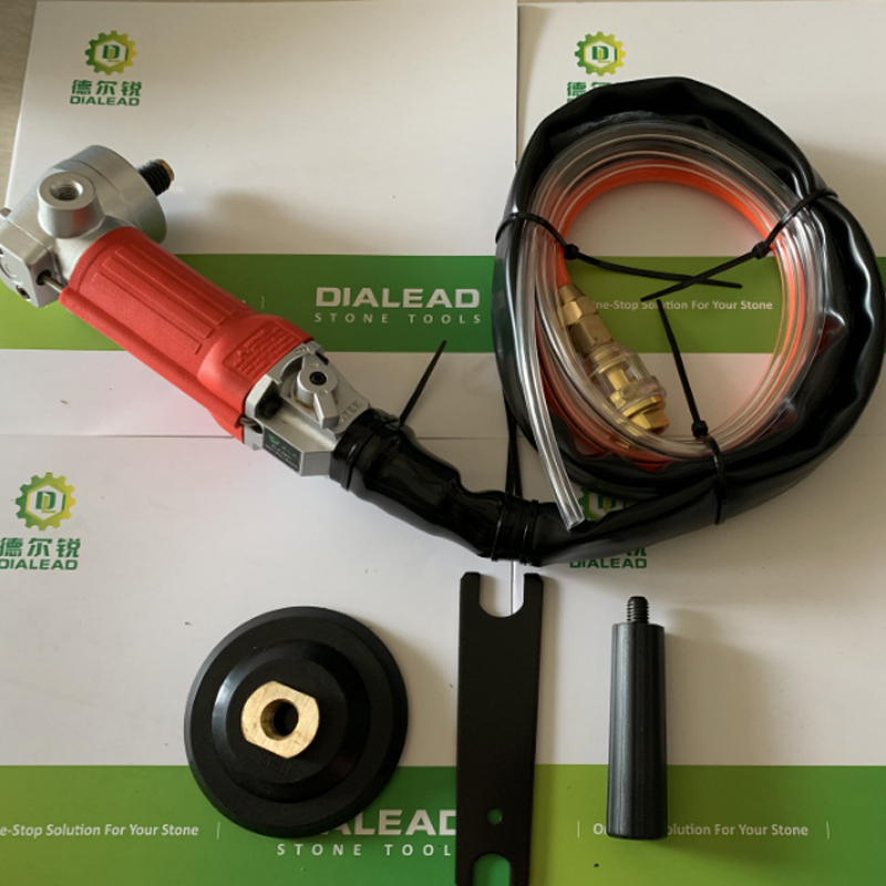 Dialead Variable Speed Air Angle Grinder, 4"Angle Grinder for Stone Grinding Polishing