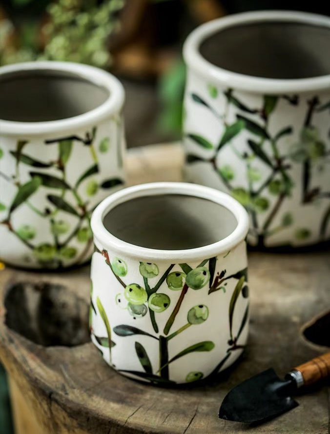 Горшок керамический для цветов