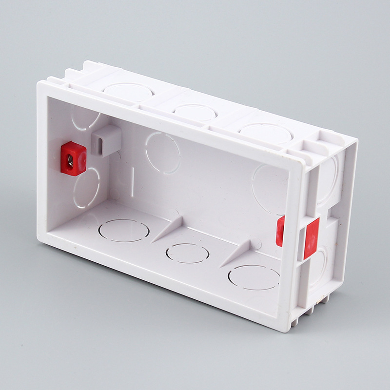 Огнестойкая встраиваемая монтажная коробка для выключателя