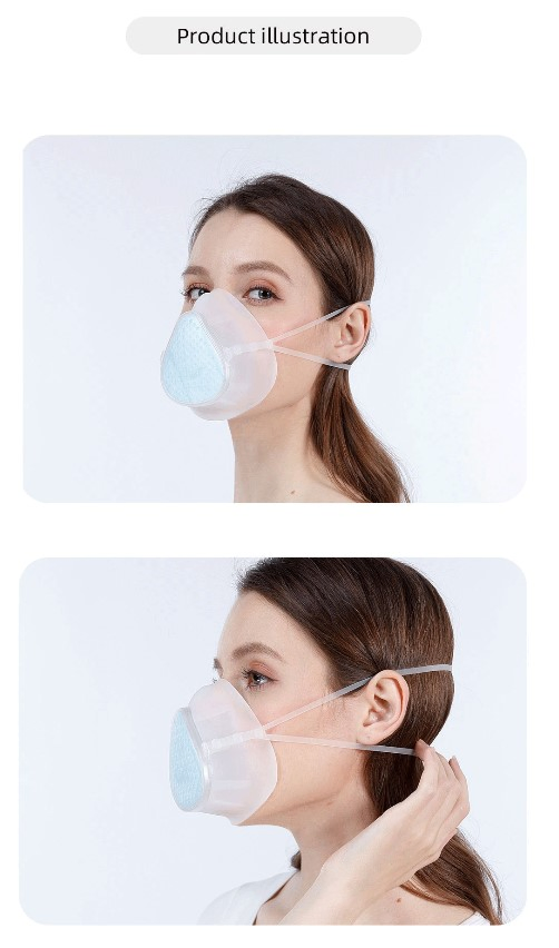 Reusable N95 Silicone Mask with Replacable Filters