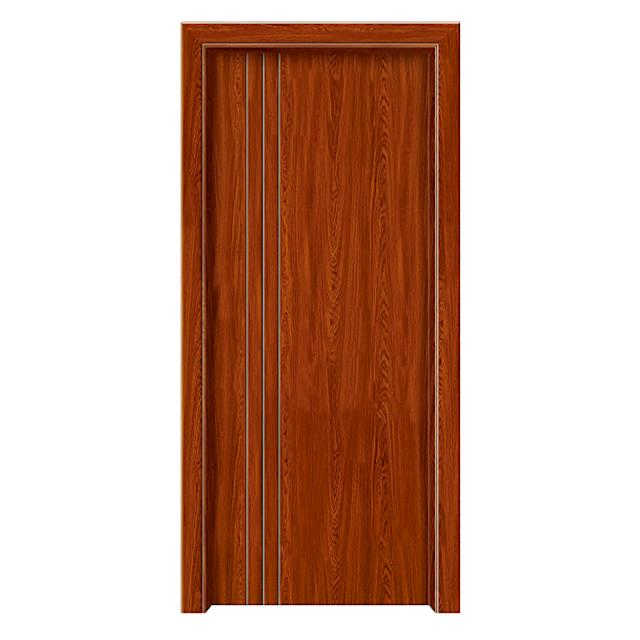 Solid Wood Door Waterproof Interior WPC Panel Door for Bedroom