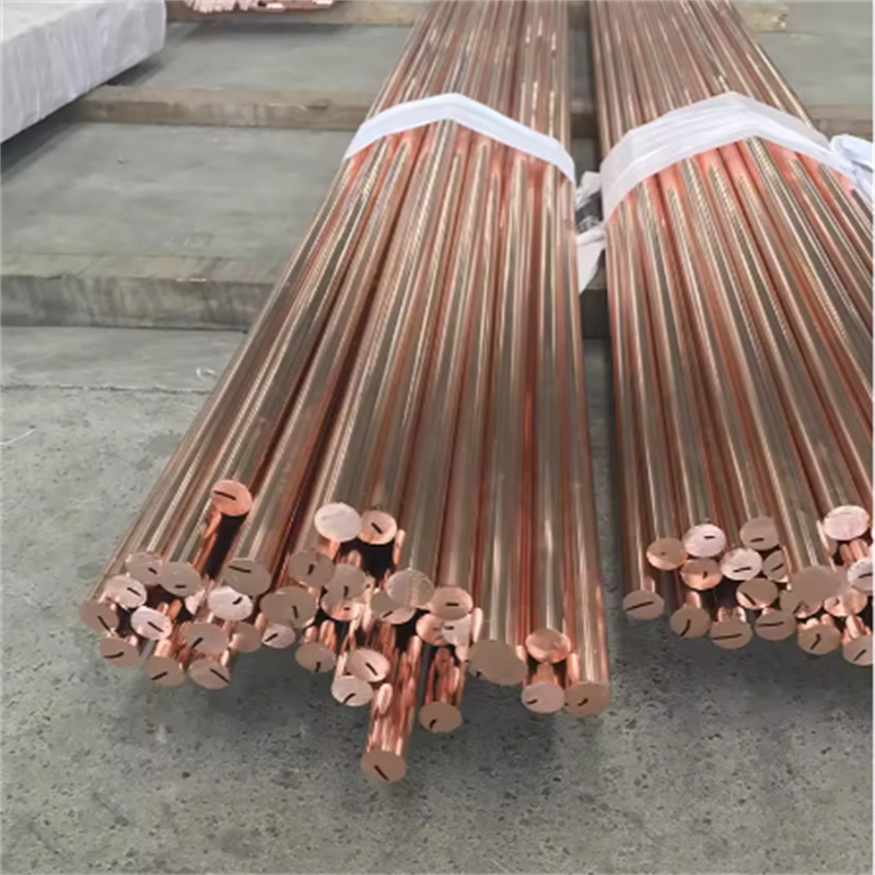 C10200 C11000 C10100 C10200 Metal Copper Bright Copper Rod Pure Copper Bar 99.99 Welding Bending Cutting Punching for Industrial
