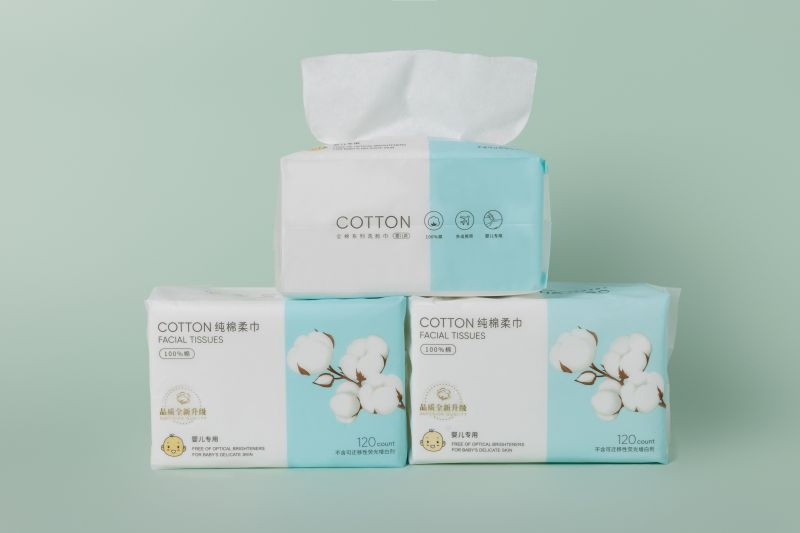 Disposable Facial Tissue Paper Napkin Cotton Wipes Dry/Wet Soft Towel