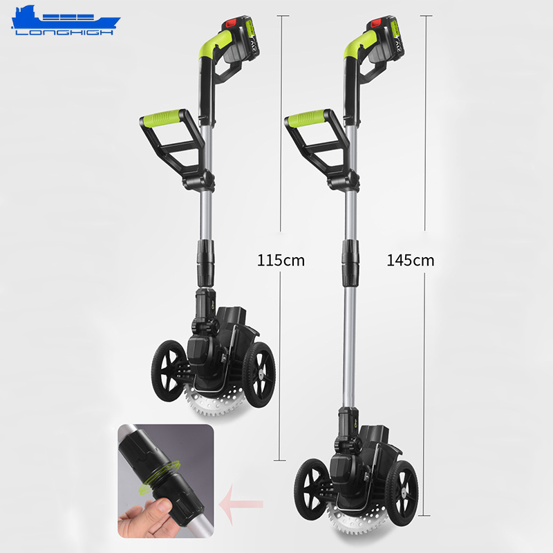 Wheeled Electric Brush Cutter with 21V Power for Garden Tool