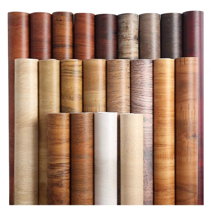 Self-Adhesive Toco Texture PVC Furniture Film Contact Paper Wood Wall Decoration for Kitchen Cabinets or Hotel Furniture Wallpaper