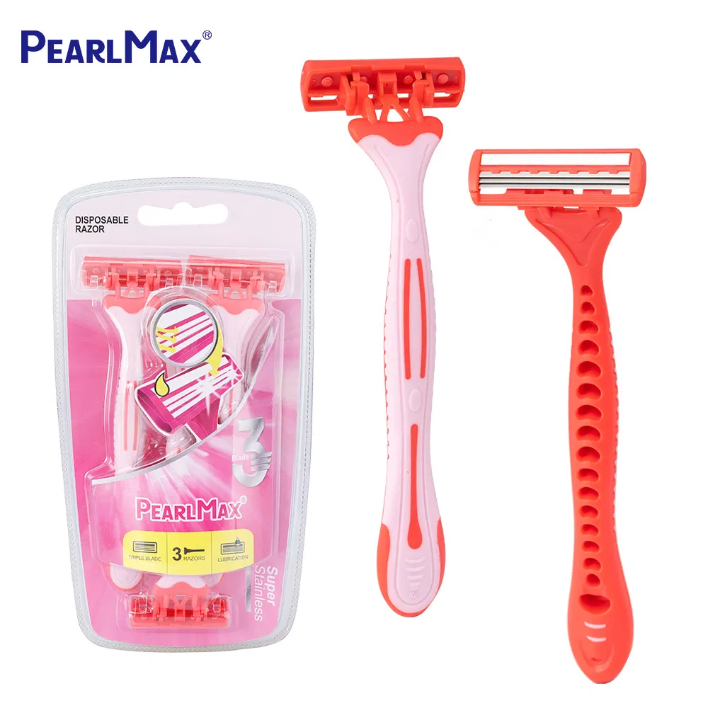 Changeable Blade Razor Triple Blade Shaving Razor for Hotel and Home Use