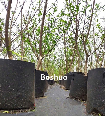 5 7 10 15 20 25 30 40 45 50 65 70 75 100 150 200 300 400 Gallon Gal Jumbo Round Black Nonwoven Geotextile Fabric Plants Planting Nursery Pot Chinese Supplier