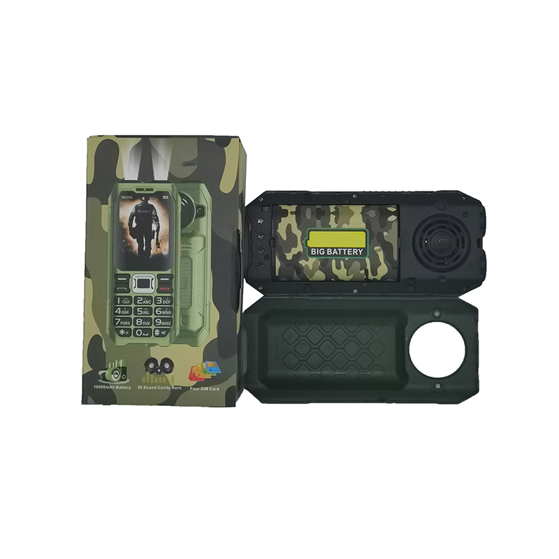 Cheap 2g Senior Mobile Phone with 4-SIM Big Button Big Voice Rugged Phone