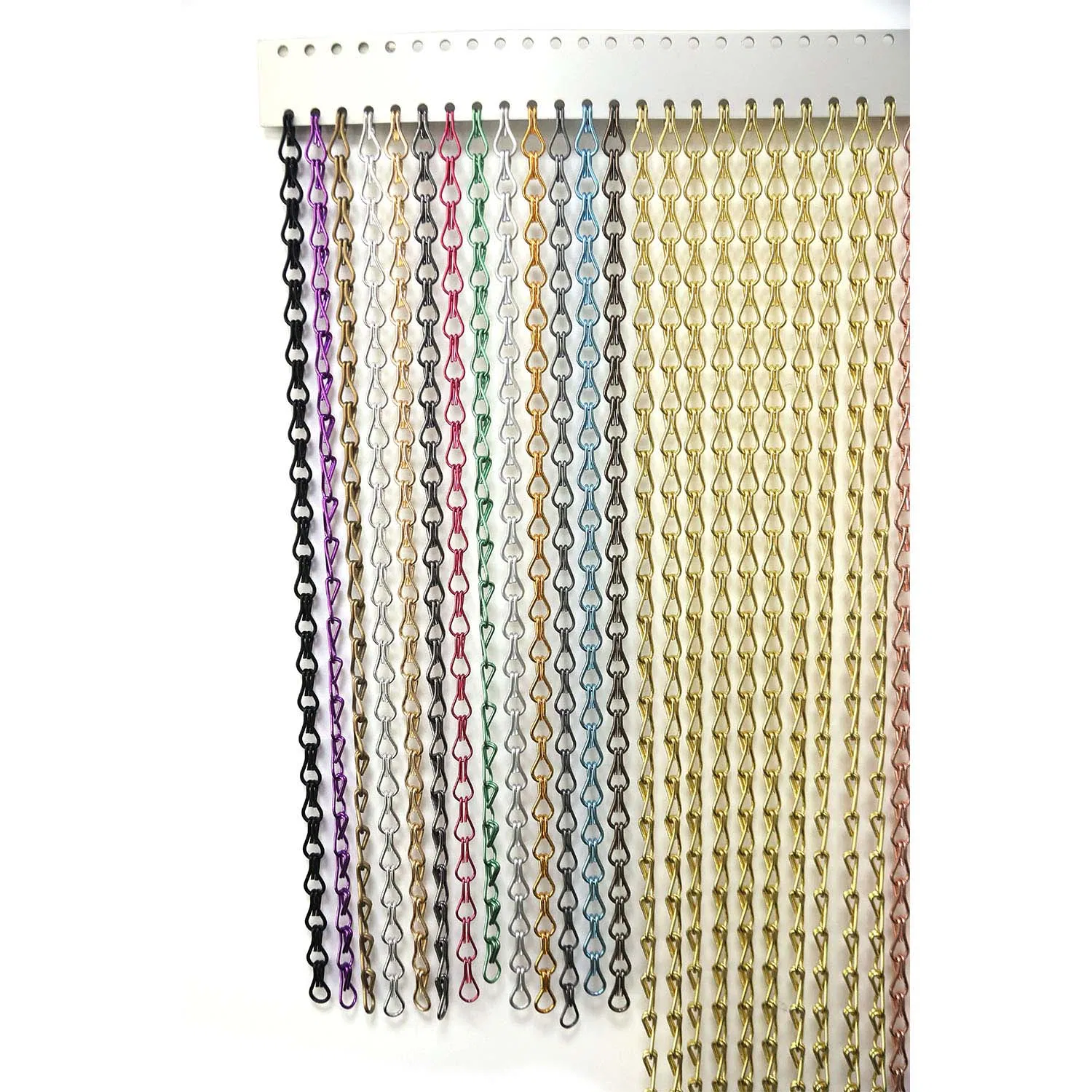 Versatile Double Hook Chain Link Screen for Wall Decoration Needs