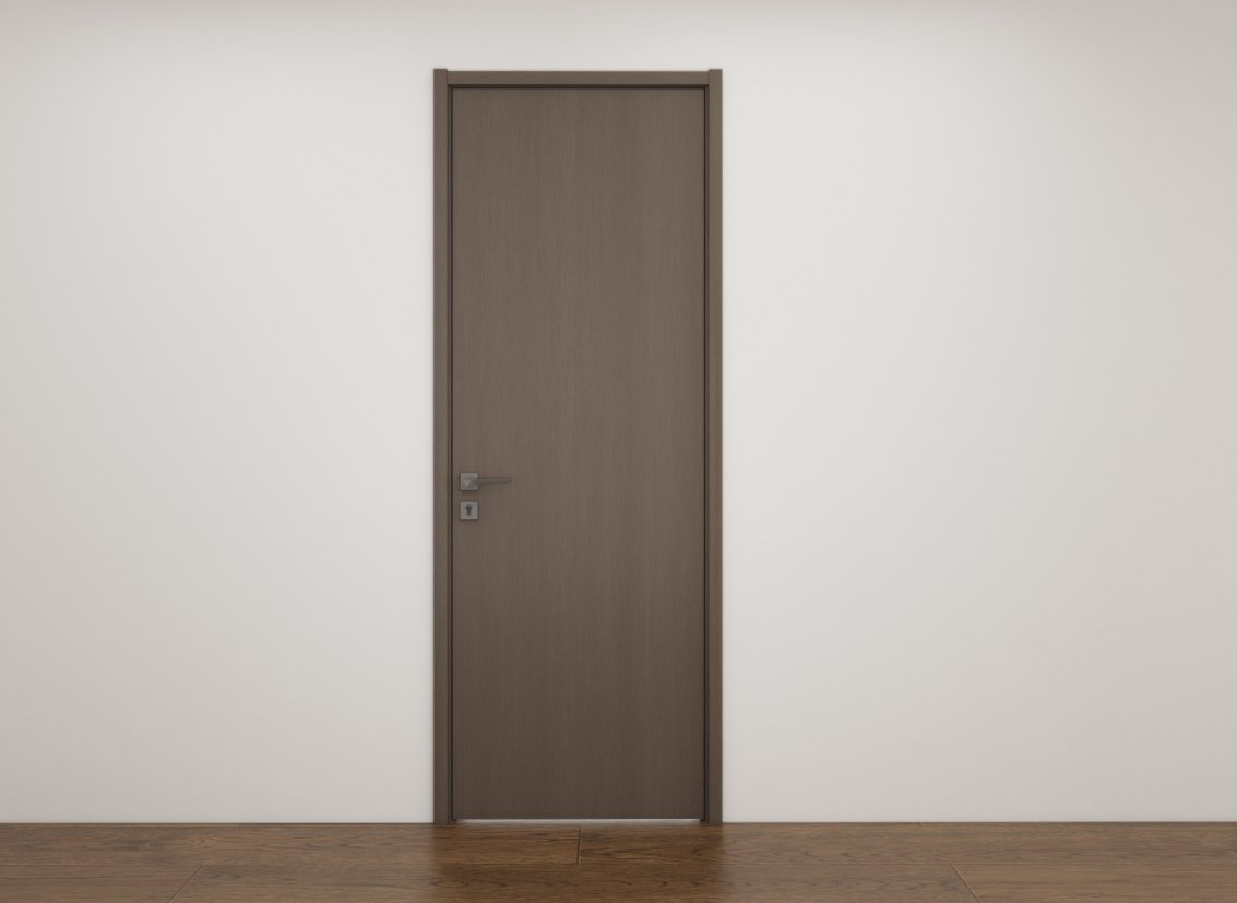 2025 Hot Sale Wooden Doors Factory Price Minimalist Style Timber Door Residential House