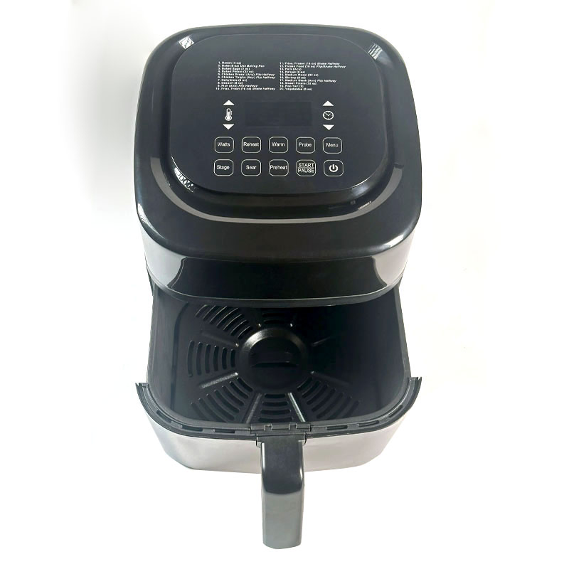 Hi-Fry Technology Compact Oil Free Fryer Touchscreen Controls Airfryer for Quick Easy Meals and Extra Crisp
