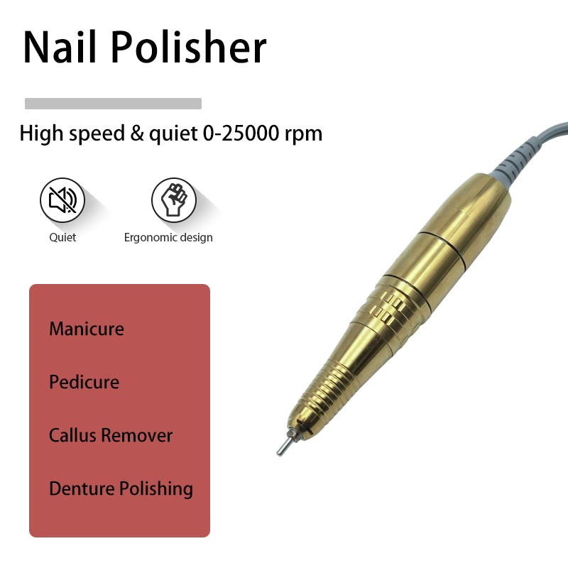 2029 Latest Japan Origin Gold Metal G5 Micromotor Nail Drill Handpiece