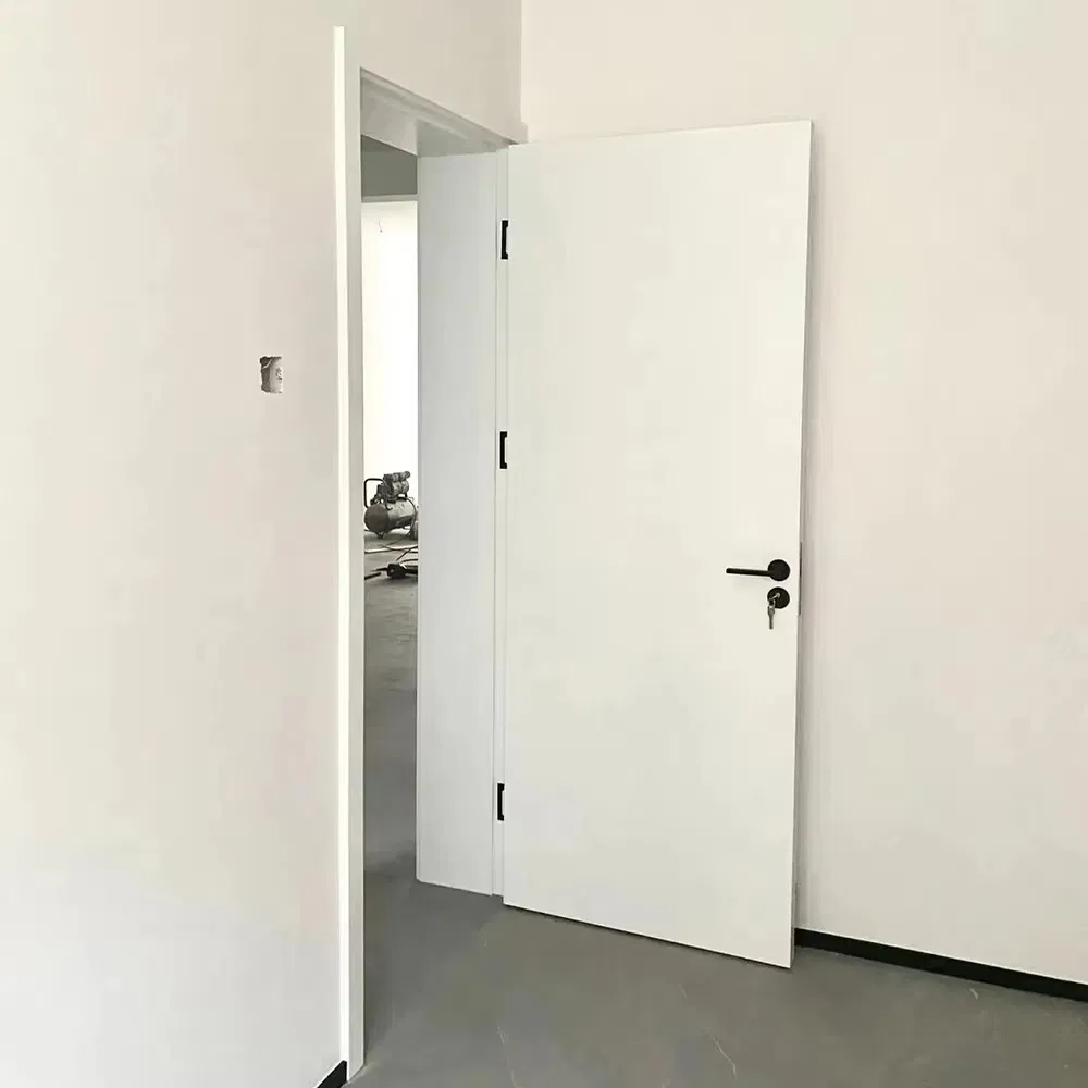 Modern Indoor Wood Door for Bedroom Finished Surface Waterproof Feature for Hospital and School Application