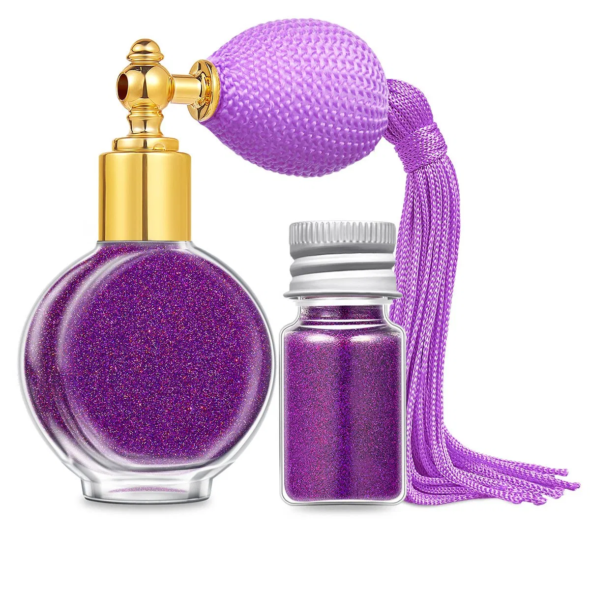 Wholesale Makeup Laser Glitter Spray High Gloss One Side Hair Body Glitter