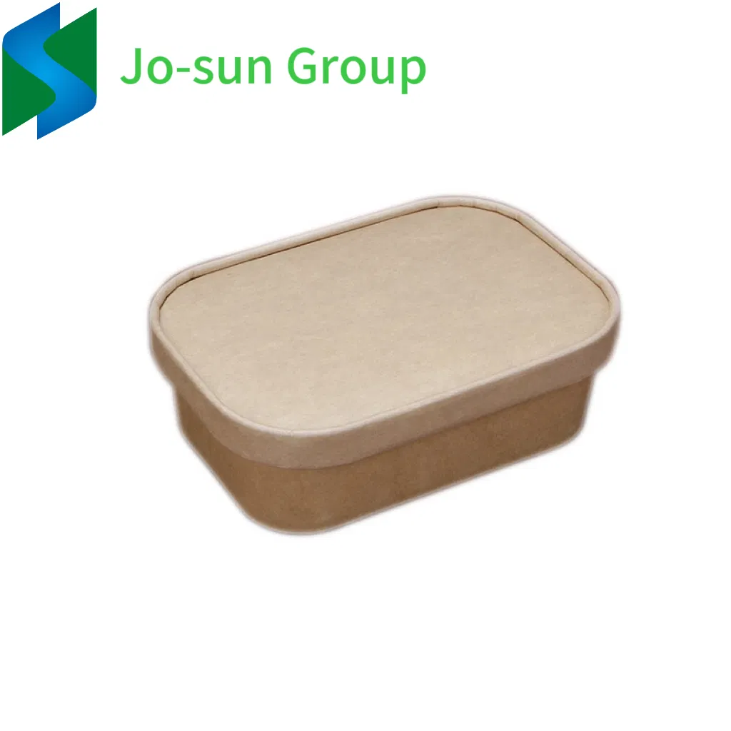 Jo-Sun Hot Sale Take Away Rectangle Container Square Salad Snack Box Bowl