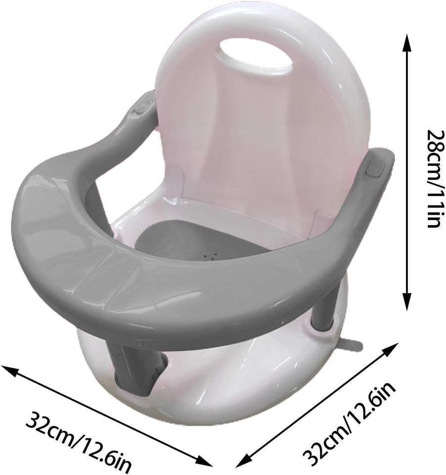 Folding Bath Seat for Babies Siting up in Tub with Non-Slip