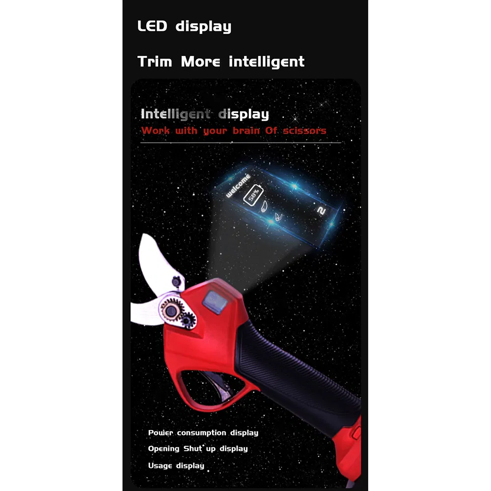 Аккумуляторный секатор Chenfly 21В, 30 мм