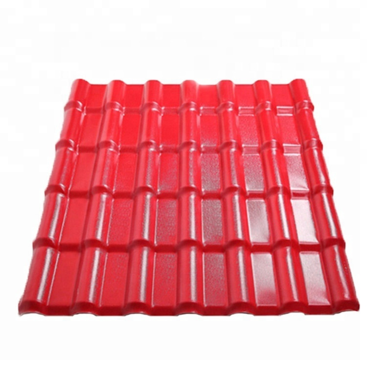 Plastic Roof Tiles Type ASA Coated UPVC Synthetic Resin Material Roof Tile