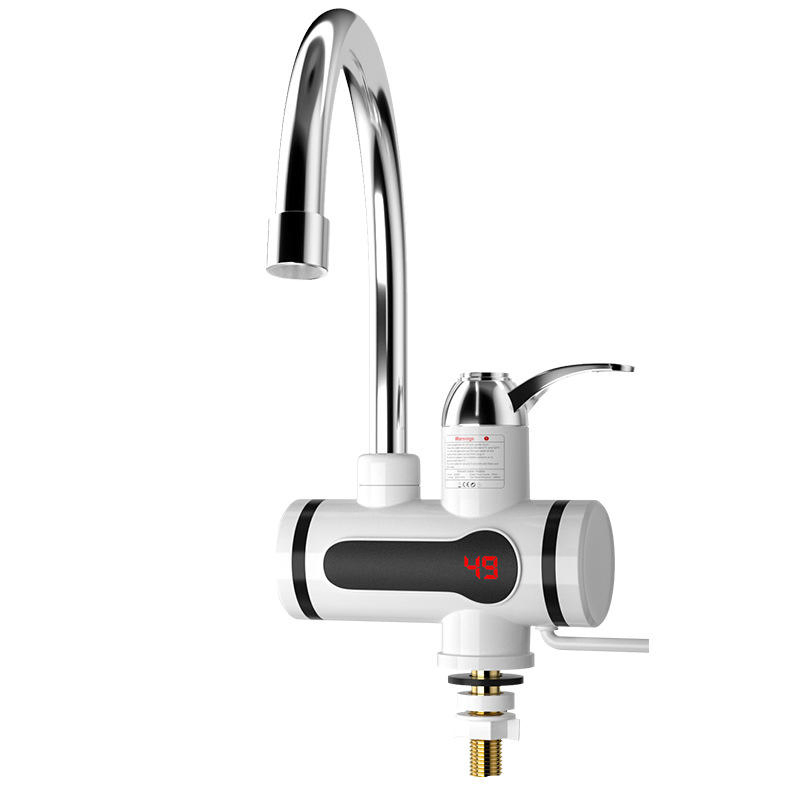 Electric Water Heater Instant Heating Brass Core Bathroom Kitchen Tap