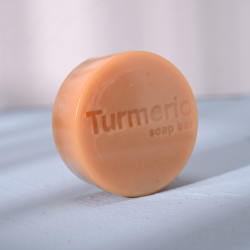 Customize Logo Natural Organic Turmeric Handmade Soap Anti Acne Whitening Herbal Turmeric Soap